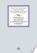Fenómeno Religioso Y Ordenamiento Jurídico