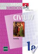 Juegos Jurídicos. Derecho Civil Iv: Familia No 1a
