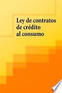 libro Ley De Contratos De Credito Al Consumo