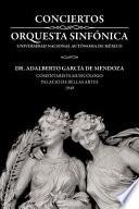 Conciertos Orquesta Sinfonica Universidad Nacional Autonoma De Mexico