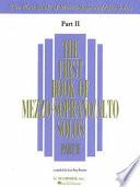 The First Book Of Mezzo Soprano/alto Solos