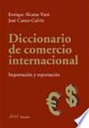 libro Diccionario De Comercio Internacional