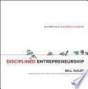 libro Disciplined Entrepreneurship