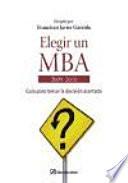 Elegir Un Mba