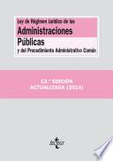 libro Ley De Régimen Jurídico De Las Administraciones Públicas Y Del Procedimiento Administrativo Común