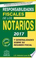 libro Responsabilidades Fiscales De Los Notarios 2017