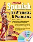 libro Spanish For Attorneys And Paralegals