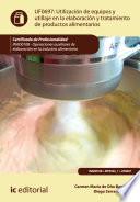 Utilización De Equipos Y Utillaje En La Elaboración Y Tratamiento De Productos Alimentarios. Inad0108