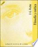 Filosofía Y Estética (2a Ed.)