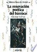 libro La Renovación Poética Del Barroco