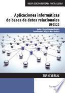 libro Uf0322   Aplicaciones Informáticas De Bases De Datos Relacionales