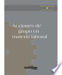 Acciones De Grupo En Materia Laboral