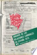 Anuario De Las Relaciones Laborales En España 1975