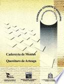 Cadereyta De Montes Estado De Querétaro De Arteaga. Cuaderno Estadístico Municipal 2000