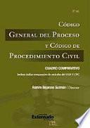 libro Código General Del Proceso Y Código De Procedimiento Civil.