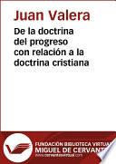 libro De La Doctrina Del Progreso Con Relación A La Doctrina Cristiana