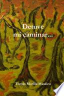 libro Detuve Mi Caminar