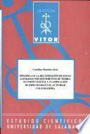 Dinámica De La Recuperación De Zonas Alteradas Por Movimientos De Tierra: Sucesión Vegetal Y Clasificación De Especies Según Su Actividad Colonizadora