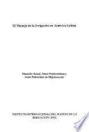 El Manejo De La Irrigacion En America Latina: Situacio N Actual, Areas Problema Ticas Y Areas Potenciales De Mejoramiento