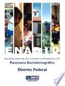 Enadid. Encuesta Nacional De La Dinámica Demográfica 1997. Panorama Sociodemográfico. Distrito Federal