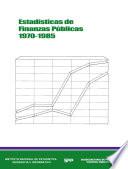 libro Estadísticas De Finanzas Públicas 1970 1985
