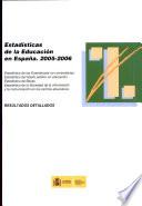 libro Estadísticas De La Educación En España