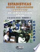 libro Estadísticas Sobre Relaciones Laborales De Jurisdicción Local. Chiapas. Cuaderno Número 3