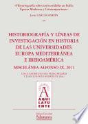 Historiografía Sobre Universidades En Italia. Épocas Moderna Y Contemporánea