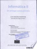 Informatica Ii Un Enfoque Constructivista