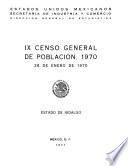 Ix Censo General De Población 1970. 28 De Enero De 1970