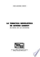La Temática Novelística De Severo Sarduy
