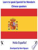 Learn To Speak Spanish For Mandarin Chinese Speakers