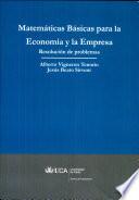 Matemáticas Básicas Para La Economía Y La Empresa