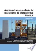 Mf0617_3   Gestión Del Mantenimiento De Instalaciones De Energía Eólica