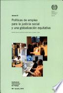 Políticas De Empleo Para La Justicia Social Y Una Globalización Equitativa