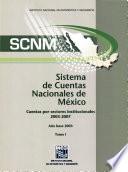 Scnm. Sistema De Cuentas Nacionales De México. Cuentas Por Sectores Institucionales. 2003 2007. Año Base 2003. Tomo I