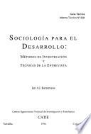 Sociología Para El Desarrollo