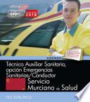 Técnico Auxiliar Sanitario, Opción Emergencias Sanitarias/conductor. Servicio Murciano De Salud. Test Específico