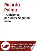 libro Tradiciones Peruanas Ii