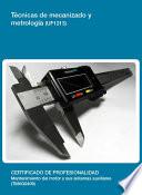 Uf1213   Técnicas De Mecanizado Y Metrología