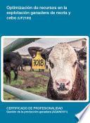 Uf2169   Optimización De Recursos En La Explotación Ganadera De Recría Y Cebo.