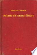 libro Rosario De Sonetos Líricos