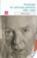 libro Antología De Artículos Políticos, 1983 1995