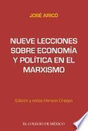 libro Nueve Lecciones Sobre Economía Y Política En El Marxismo