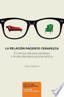 libro La Relación Paciente Terapeuta