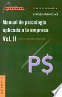 libro Manual De Psicología Aplicada A La Empresa