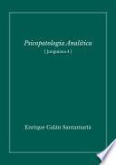 libro Psicopatología Analítica