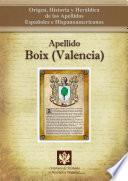 Apellido Boix (valencia)