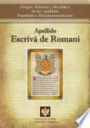 Apellido Escrivá De Romaní