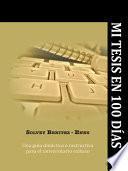 Mi Tesis En 100 Días